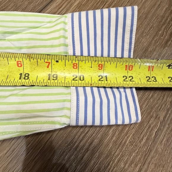 Solid & Striped Multi-Stripe Oxford Tunic NWT Small Colorblock Button-Up Shirt - Picture 10 of 12